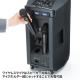 【アウトレット】ワイヤレスマイク付き拡声器スピーカー(最大200W出力・キャスター付き・授業・飛散・飛沫)