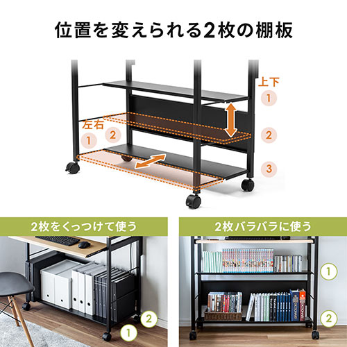 パソコンデスク幅90CM 100-DESKH061M サンワダイレクト本店 サンワサプライ【オフィス・PC周辺通販】
