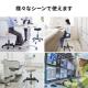【アウトレット】丸椅子 座面高さ46~58cm PUレザー キャスター付き ブラック