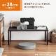 【アウトレット】ローデスク 高さ5段階調整式 幅120cm 奥行45cm 電源タップ受け ブラック