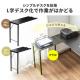 【アウトレット】シンプルデスク専用サブデスク ブラック 幅35cm 奥行60cm ねじ固定