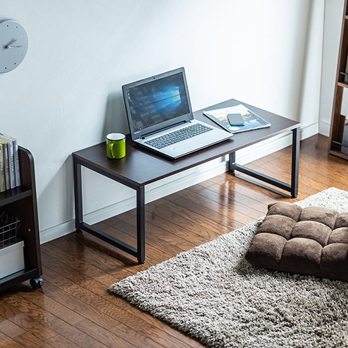 ローテーブル　デスク ローデスク(座デスク・ローテーブル・ホワイト・幅100cm・奥行60cm・耐