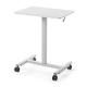 【アウトレット】スタンディングデスク ガス圧昇降式 幅62cm 奥行43cm ホワイト