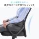 【アウトレット】オフィスチェア アームレスト付き コンパクト ランバーサポート ミドルバック キャスター付き グレー