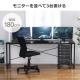 【アウトレット】シンプルワークデスク パソコンデスク 幅180cm 奥行60cm フリーアドレス テレワーク 在宅勤務 リモートワーク ライトブラウン
