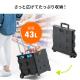 【アウトレット】折りたたみキャリーカート コンテナキャリー 折りたたみ式 43リットル