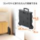 【アウトレット】折りたたみキャリーカート コンテナキャリー 折りたたみ式 43リットル