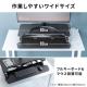 【アウトレット】スタンディングデスク リフトアップデスク 卓上 ガス圧昇降 幅80cm モニターアーム取付対応 高さ調整11.5～51cm キーボード台 作業台