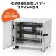 19インチサーバーラック 小型 9U 幅60cm 高さ52.5cm 奥行45cm EIA規格 メッシュパネル 棚板×2枚 ホワイト