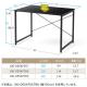 シンプルデスク ワークデスク 平机 幅100cm 奥行70cm モニターアーム対応 ブラック
