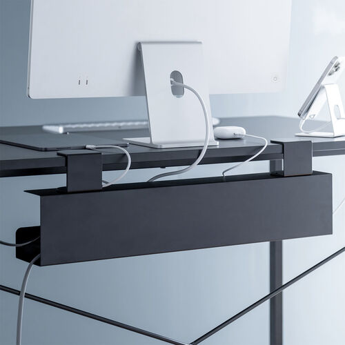 ケーブルトレー ケーブルオーガナイザー 幅60cm クランプ固定 スチール