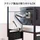 【アウトレット】パソコンラック 幅75cm キーボードスライダー 有孔ボード 収納棚 サブテーブル キャスター付き ブラック