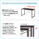 【アウトレット】キャスター付きサブデスク 高さ調節可能 幅90cm 奥行35cm 高さ64cm/70cm ブラック