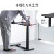 ソファサイドテーブル サイドテーブル ガス圧昇降テーブル 低床化キャスター 幅80cm 奥行40cm 昇降幅33cm ブラック
