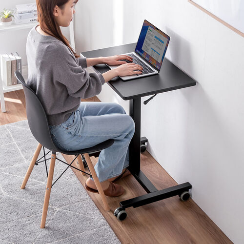 【引取先決まりました！】 スタンディングデスク コンパクト 昇降デスク デスク 幅62cm 奥行43cm 高さ76～110cm  机 テーブル スタンディングデスク コンパクト ガス圧昇降 幅62cm 奥行43cm 高さ76