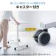スタンディングデスク 上下昇降デスク ガス圧昇降 電源不要 昇降幅40cm 幅75cm 奥行50cm 腰痛軽減 ブラック