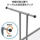 【アウトレット】折りたたみテーブル 省スペース W1520mm D455mm 樹脂天板 作業台 簡単組立 持ち運び 軽量 ホワイト