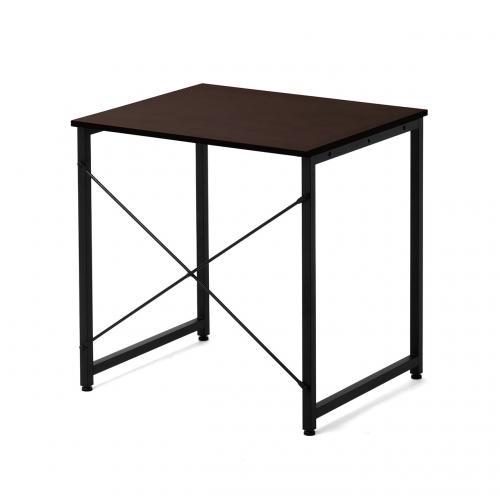 シンプルワークデスク 幅70cm 奥行60cm ブラウン / 100-DESKF011BR