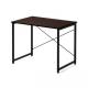 シンプルワークデスク 幅90cm 奥行60cm ブラウン