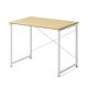 シンプルワークデスク 幅90cm 奥行60cm ライトブラウン