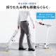 スタンディングデスク 昇降デスク ガス圧デスク 折りたたみテーブル 完成品出荷 落下防止ストッパー 天板角度調整可能 無段階調節 カップホルダー タブレットスタンド フック付き 薄さ16cm ブラック
