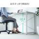 【アウトレット】シンプルワークデスク パソコンデスク 幅100cm 奥行45cm フリーアドレス テレワーク 在宅勤務 リモートワーク ブラウン