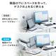 【アウトレット】ノートパソコントレー タブレットホルダー モニターアーム用 バネ式 スチール 75×75対応
