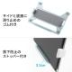 【アウトレット】ノートパソコントレー タブレットホルダー モニターアーム用 バネ式 スチール 75×75対応