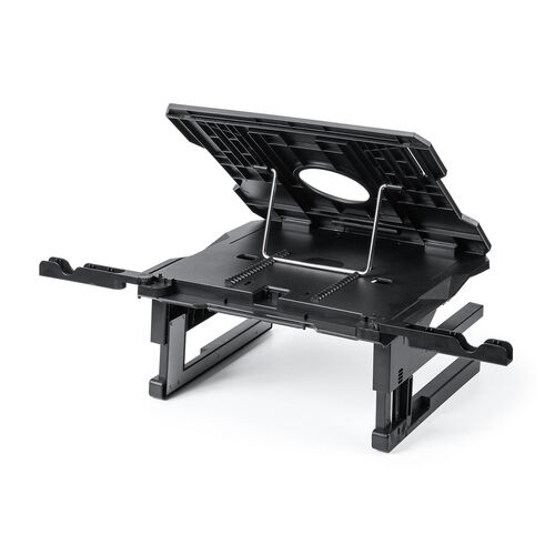 ノートパソコンスタンド 折りたたみ 高さ変更 角度調整対応 360度回転