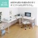 【アウトレット】シンプルワークデスク パソコンデスク 幅90cm 奥行60cm フリーアドレス テレワーク 在宅勤務 リモートワーク ホワイト