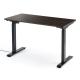 【アウトレット】電動昇降デスク 上下昇降デスク 幅120cm 奥行き60cm 高さメモリー付き 座りすぎ防止 濃い木目