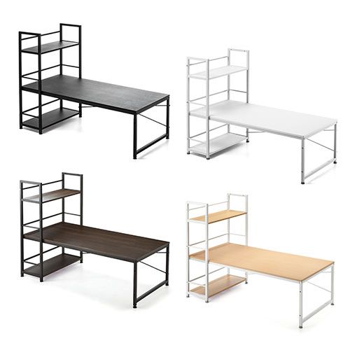 パソコンデスク(ロータイプ・収納付・木製・120cm幅・ローデスク