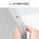 デスクトップパネル クランプ式 幅60cm 設置時高さ30cm フェルト製 卓上パーテーション