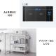 デスクワゴン 棚板とトレーを組み替えできる 幅60cm 奥行30cm 高さ64cm ブラック