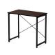 【アウトレット】シンプルワークデスク 幅80cm 奥行45cm ブラウン