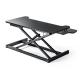 【アウトレット】スタンディングデスク リフトアップデスク 卓上 ガス圧昇降 幅80cm モニターアーム取付対応 高さ調整11.5～51cm キーボード台 作業台