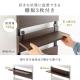 【アウトレット】突っ張り棚 突っ張りラック 幅60cm シェルフ 棚 3段 壁面収納 ウォールシェルフ 間仕切り キッチン 玄関 パントリー スリム 工事不要 木目調 ダークブラウン