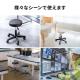 【アウトレット】丸椅子 回転椅子 ラウンドスツール 高さ調節可能 昇降幅12cm オフィススツール エステスツール キャスター 座面直径34.5cm 厚み7cm 360°回転