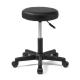 【アウトレット】丸椅子 回転椅子 ラウンドスツール 高さ調節可能 昇降幅12cm オフィススツール エステスツール キャスター 座面直径34.5cm 厚み7cm 360°回転
