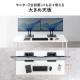 【アウトレット】シンプルワークデスク 幅120cm 奥行60cm 高さ調整 7段階 ホワイト
