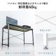 【アウトレット】シンプルワークデスク 幅120cm 奥行60cm 高さ調整 7段階 ホワイト