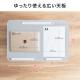 【アウトレット】折りたたみデスク  高さ調整 角度調整対応 グレー 幅60cm