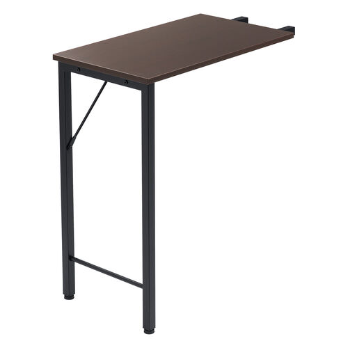 【新品・送料無料】ワークデスク プレーン 奥行60cm ダークブラウン ワークデスク専用サブデスク ブラウン 幅35cm 奥行60cm ねじ固定