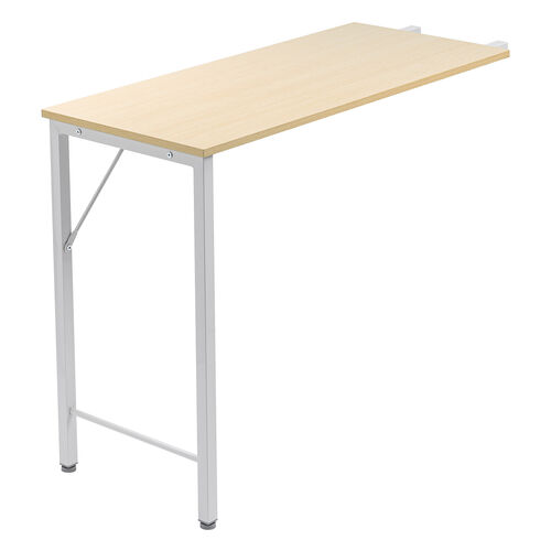 シンプルデスク専用サブデスク ライトブラウン 幅40cm 奥行90cm
