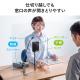 【アウトレット】窓口業務マイクシステム 双方向 受付 パーティション越し マイク スピーカー ミュート機能 配線工事不要 ブラック