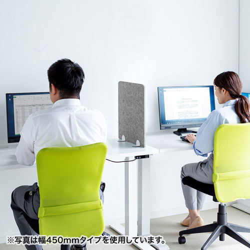 デスクプライバシーパネル スタンドアップデスクディバイダー 自立型