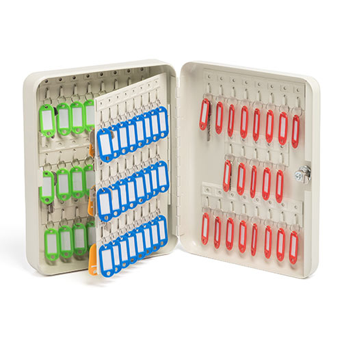 キースタンド(※キースタンドのみの販売で備品は含みません) キーボックス(鍵ボックス・93本収納・鍵付き・壁固定・タグ付き) / 200