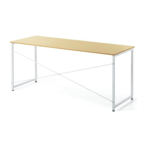 中古　 シンプルワークデスク 160cm パソコンデスク 作業台 シンプルワークデスク パソコンデスク 幅160cm 奥行60cm フリー
