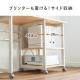 【アウトレット】折りたたみデスク  キャスター付き ライトブラウン