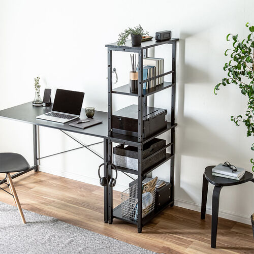 サンワダイレクト　オープンラック 上下分割 幅60cm 奥行30cm ブラック オープンラック 上下分割式 幅60cm 奥行き30cm ブラック / 100